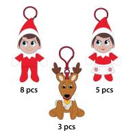 LLAVEROS, BAG CHARMS BAG CLIP 16 PIEZAS THE ELF