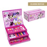 SET CARTOLERIA DA COLORARE MALETÍN MINNIE