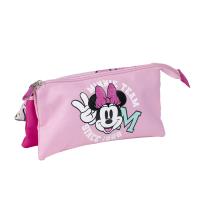 PENCIL CASE 3 COMPARTIMENTOS MINNIE