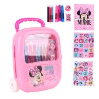 SET PAPELERÍA COLOREABLE TROLLEY MINNIE