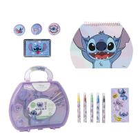 SET COLOREABLE MALETÍN STITCH