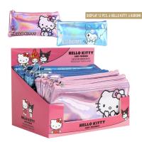 ESTUCHE PORTATODO IRIDISCENTE HELLO KITTY KUROMI