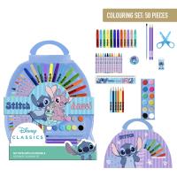 CONJUNTO PARA COLORIR 50 PEÇAS STITCH