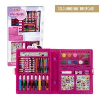 SET PAPELERÍA COLOREABLE CAJA MINNIE