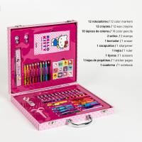 SET COLOREABLE MALETÍN HELLO KITTY 1