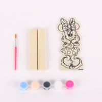 FIGURAS COLOREABLES MADERA MINNIE 1