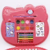 SET DE PAPELARIA PARA PINTAR CAIXA HELLO KITTY 1