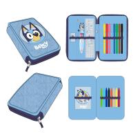 PLUMIER AVEC ACCESSOIRES 2 COMPARTIMENTS BLUEY