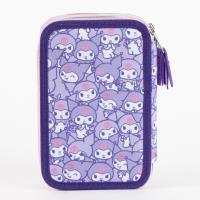 PLUMIER CON ACCESORIOS HELLO KITTY KUROMI 1