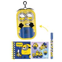 SET DE PAPETERIE PELUCHE MINIONS