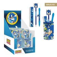 SET CANCELLERIA PORTAMATITE SONIC