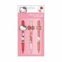 PEN ERASABLE PACK X3 HELLO KITTY