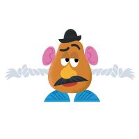 JOUET POUR CHIEN CUERDA TOY STORY MR POTATO