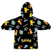 SWEAT-SHIRT AVEC CAPUCHE CORAL FLEECE OVERSIZE POKEMON