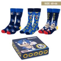 PACK CHAUSSETTES 3 PIÈCES SONIC