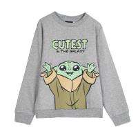 FELPA COTTON BRUSHED THE MANDALORIAN GROGU