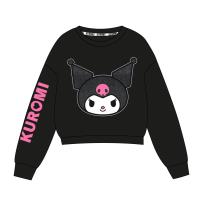 SWEAT SHIRT COTTON BRUSHED HELLO KITTY KUROMI