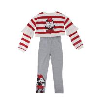 2 PIECE SET COTTON BRUSHED LEGGIN MINNIE
