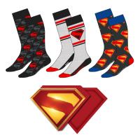 PACK MEIAS 3 PEÇAS SUPERMAN