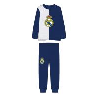 PIJAMA LARGO CORAL FLEECE APLICACIONES REAL MADRID