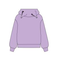SUDADERA CON CAPUCHA BRUSHED FLEECE CREMALLERA HELLO KITTY KUROMI 1