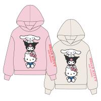 SUDADERA CON CAPUCHA BRUSHED FLEECE HELLO KITTY