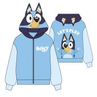 SUDADERA CON CAPUCHA BRUSHED FLEECE CREMALLERA BLUEY