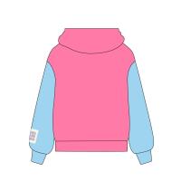 HOODIE BRUSHED FLEECE ZIPPER STITCH 1