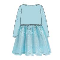VESTIDO SINGLE JERSEY FANTASIA FROZEN 1