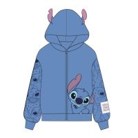 SUDADERA CON CAPUCHA BRUSHED FLEECE CREMALLERA STITCH