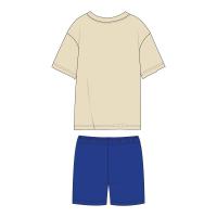 PIJAMA CORTO SINGLE JERSEY FC BARCELONA 1