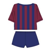 PIJAMA CORTO SINGLE JERSEY FC BARCELONA 1