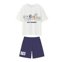 SET DUE PEZZI FRENCH TERRY BLUEY