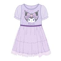 VESTIDO SINGLE JERSEY FANTASIA HELLO KITTY KUROMI