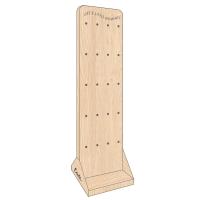 DISPLAYS EXPOSITOR CARTÓN GANCHOS 1