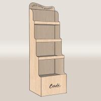 DISPLAYS EXPOSITOR CARTÓN BALDAS PAPELERÍA 1