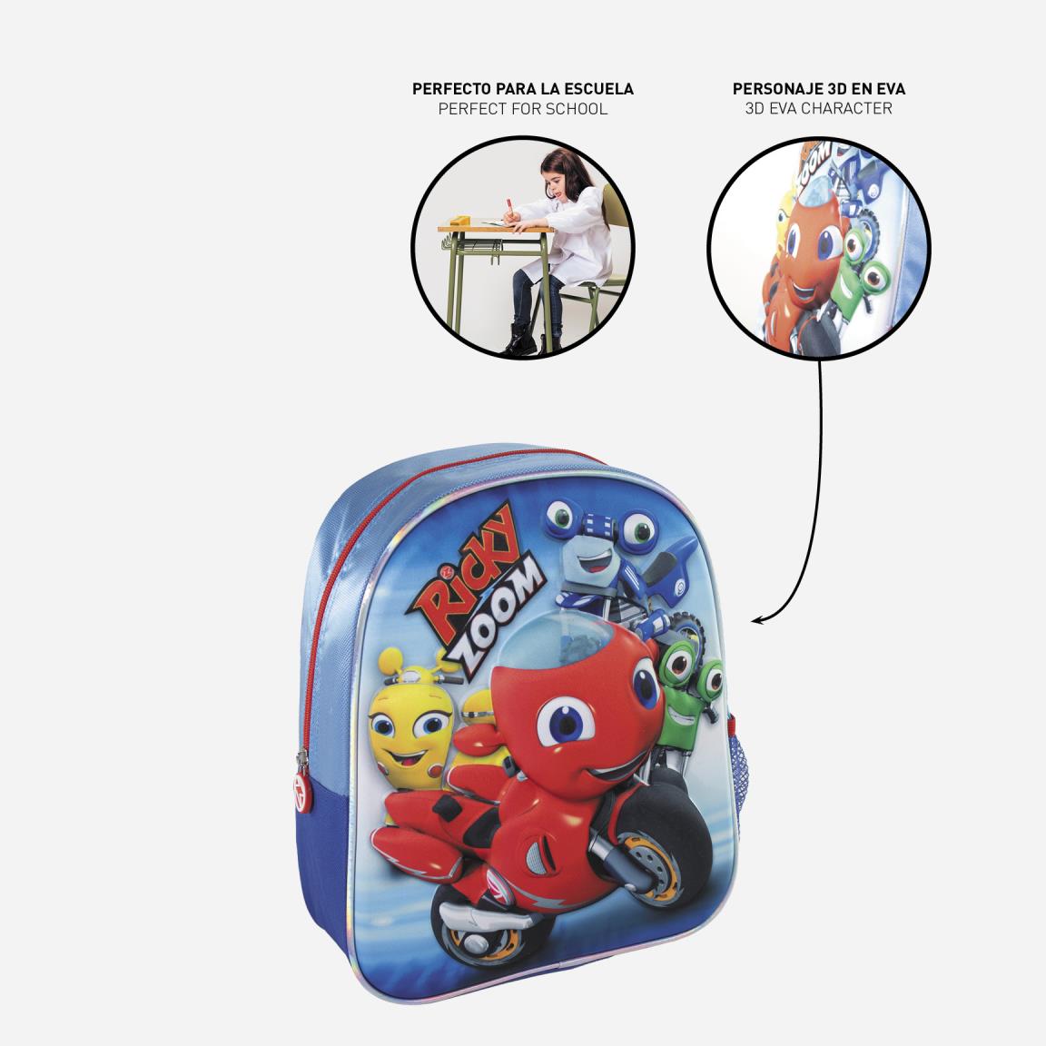 Manufacturer and wholesaler of KIDS BACKPACK 3D RICKY ZOOM