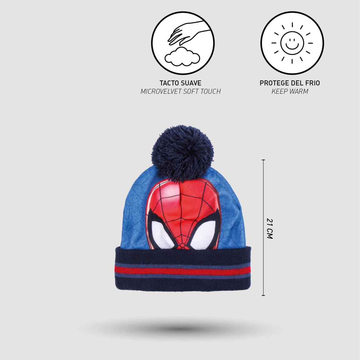 Cerdà Spiderman Rucksack Set Mit 2 Fächern - Schwarz, Aus Polyester