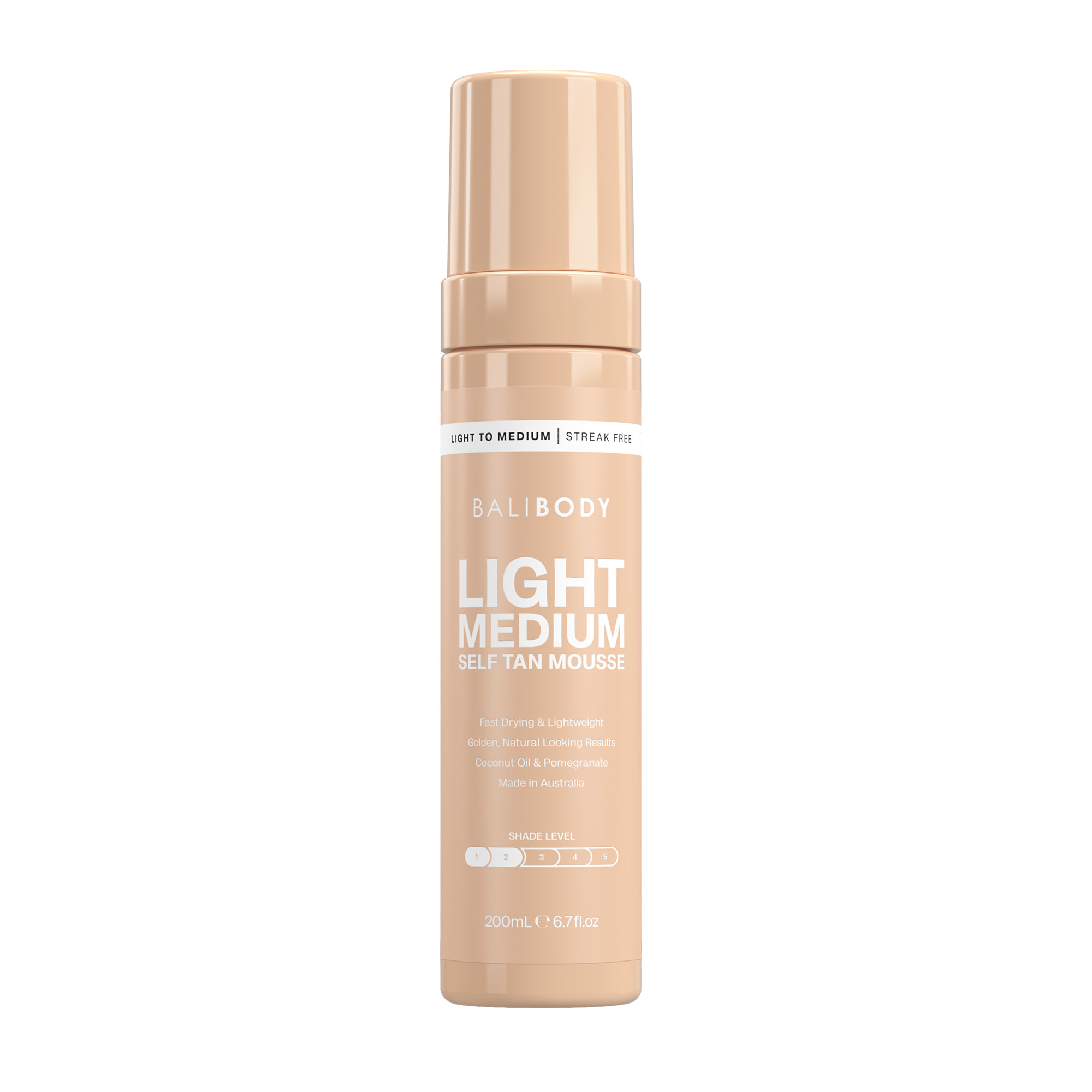 Bali Body - Мус-автозасмага для тіла у відтінку Light Medium (Фото-7), fabo.ua Bali Body - Мус-автозасмага для тіла у відтінку Light Medium (Фото-7)