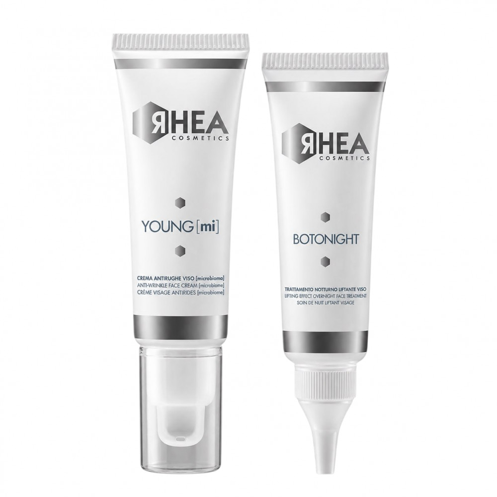 Rhea - Микробиом-крем для борьбы с возрастными изменениями + Ночной лифтинг-уход для лица (Фото-1), fabo.ua Rhea - Микробиом-крем для борьбы с возрастными изменениями + Ночной лифтинг-уход для лица (Фото-1)