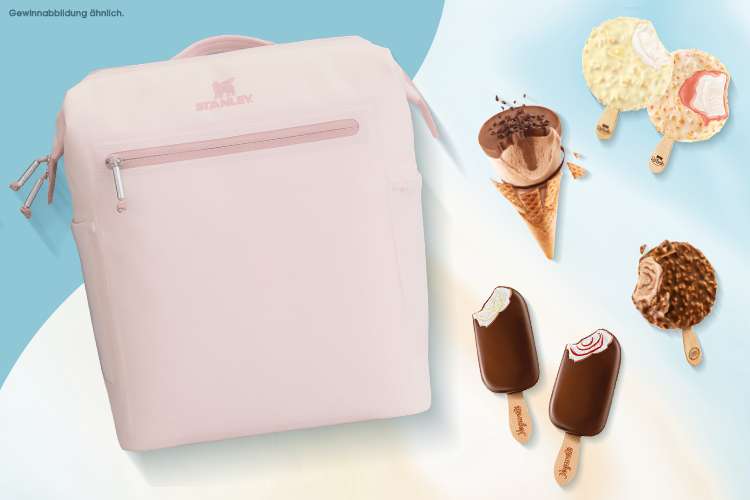 'Mit Ferrero Eis den Sommer feiern und mit etwas Glück einen Stanley Cooler Rucksack gewinnen!' Hauptbild
