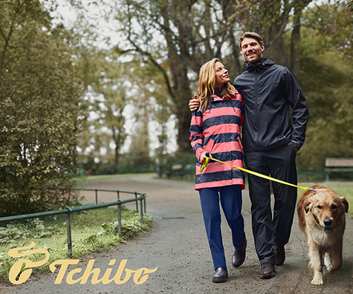 'Mit Tchibo wetterfest bei Wind & Regen' Teaserbild