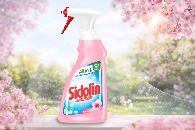 'Frühjahrsputz, der Freude macht: Sidolin Kirschblüte entdecken & persönliche Auszeit gewinnen' Hauptbild