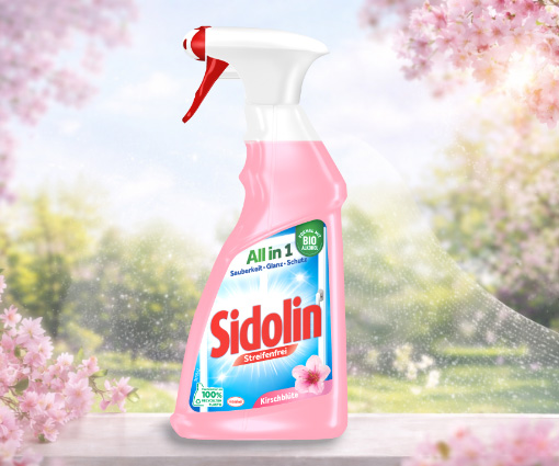 'Frühjahrsputz, der Freude macht: Sidolin Kirschblüte entdecken & persönliche Auszeit gewinnen' Teaserbild