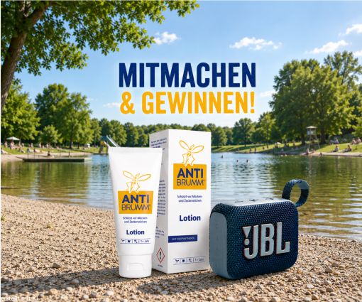 'Musik statt Mücken: Gewinne mit Anti Brumm Deinen perfekten Sommer-Sound!' Teaserbild