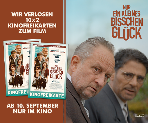 'Gewinne 2 von 20 Kinokarten für die berührende Komödie "Nur ein kleines bisschen Glück"!' Teaserbild