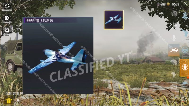 pubg mobile sezon 9 aeroplane skin