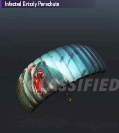 infected grizzly parasut kostumu