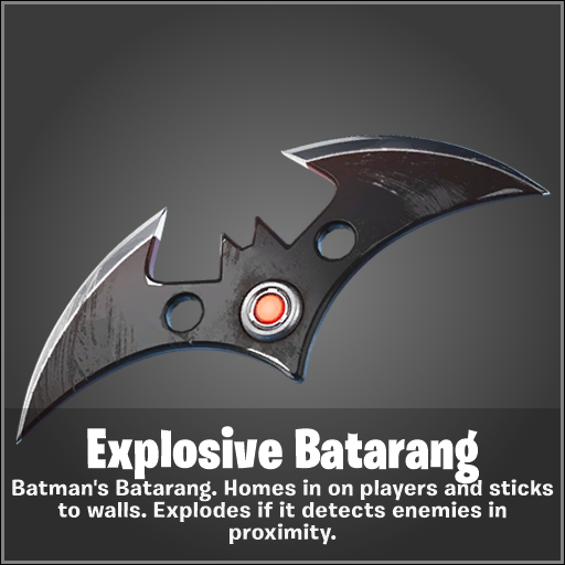 Explosive Batarang Fortnite Batman