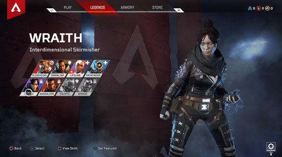 Apex Legends Wraith yetenekler